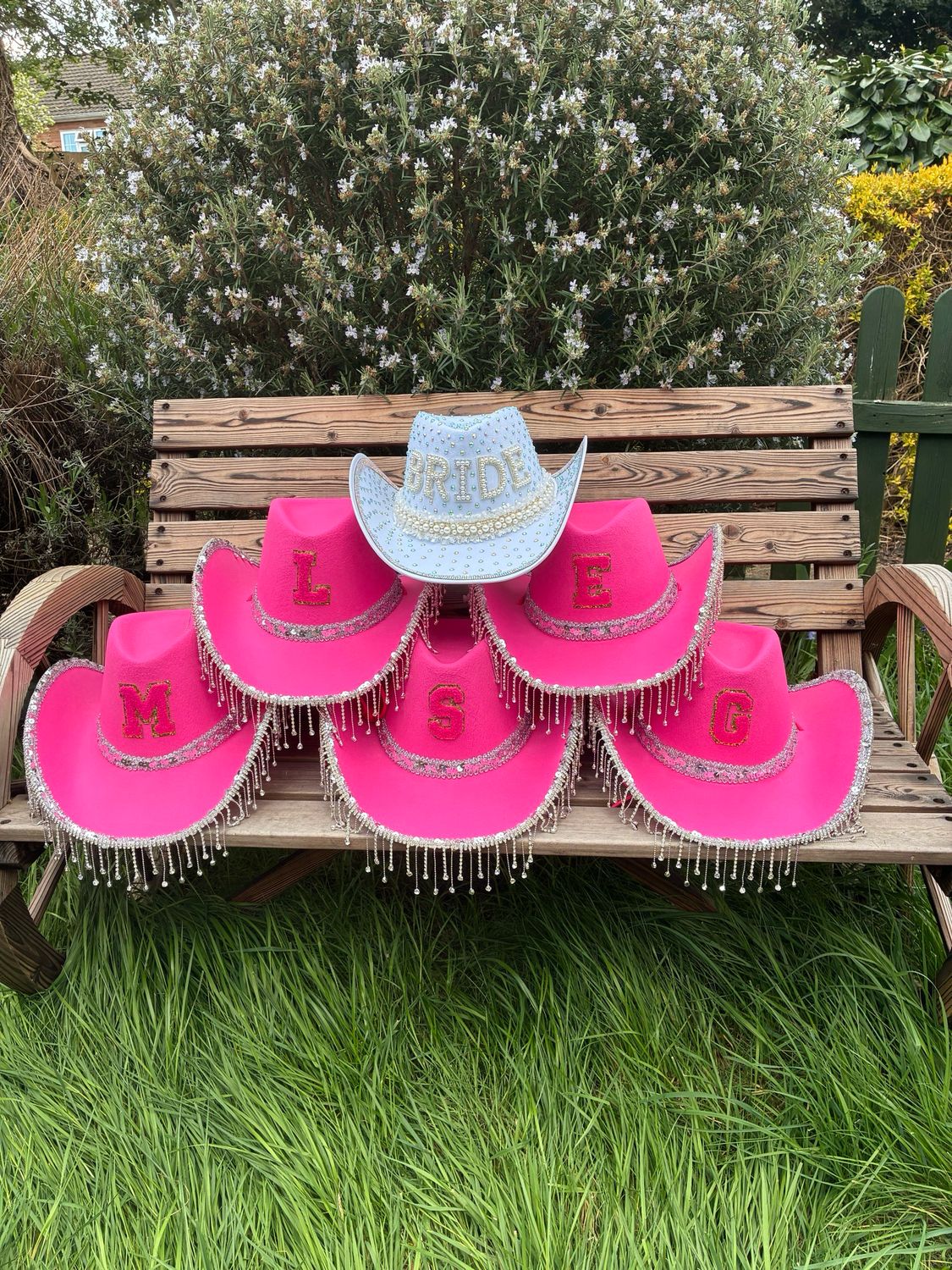 Pearl & Rhinestone Bride Cowboy Hat