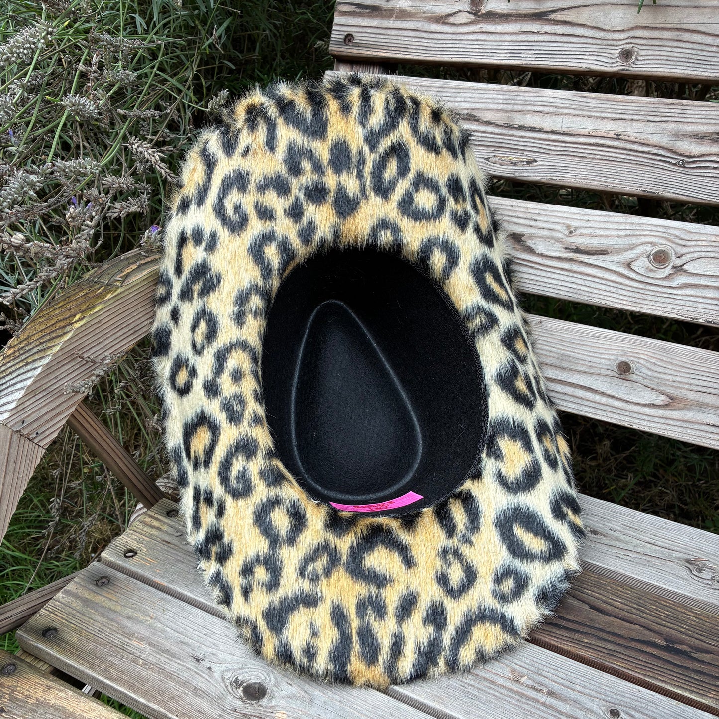 Snow Leopard Fur Cowboy Hat