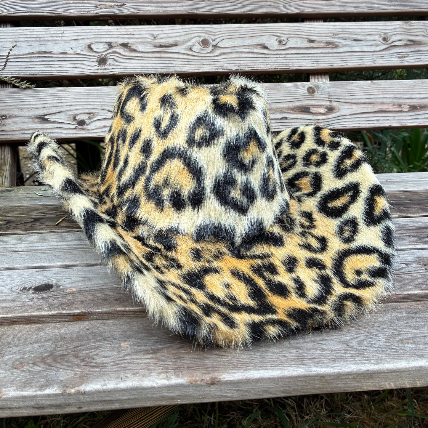 Snow Leopard Fur Cowboy Hat