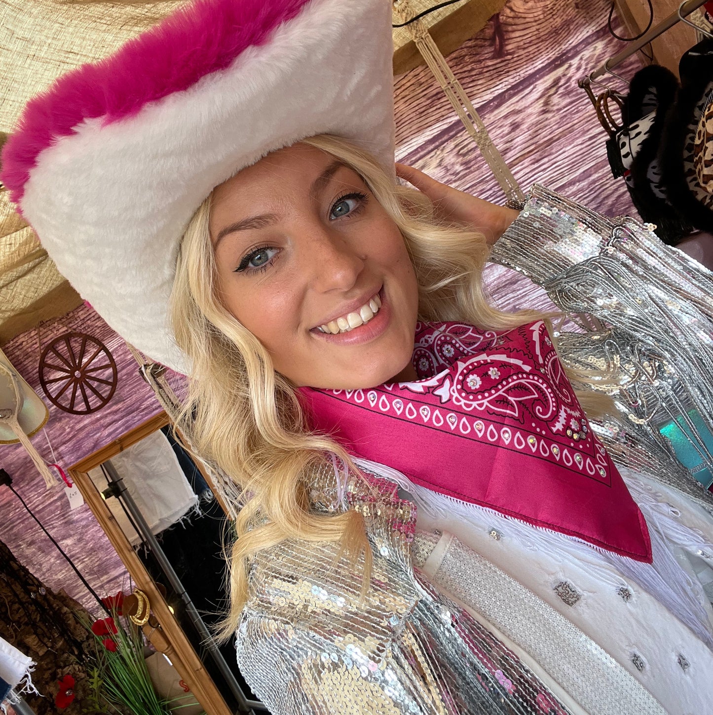 Fringe Rhinestone Bandanas
