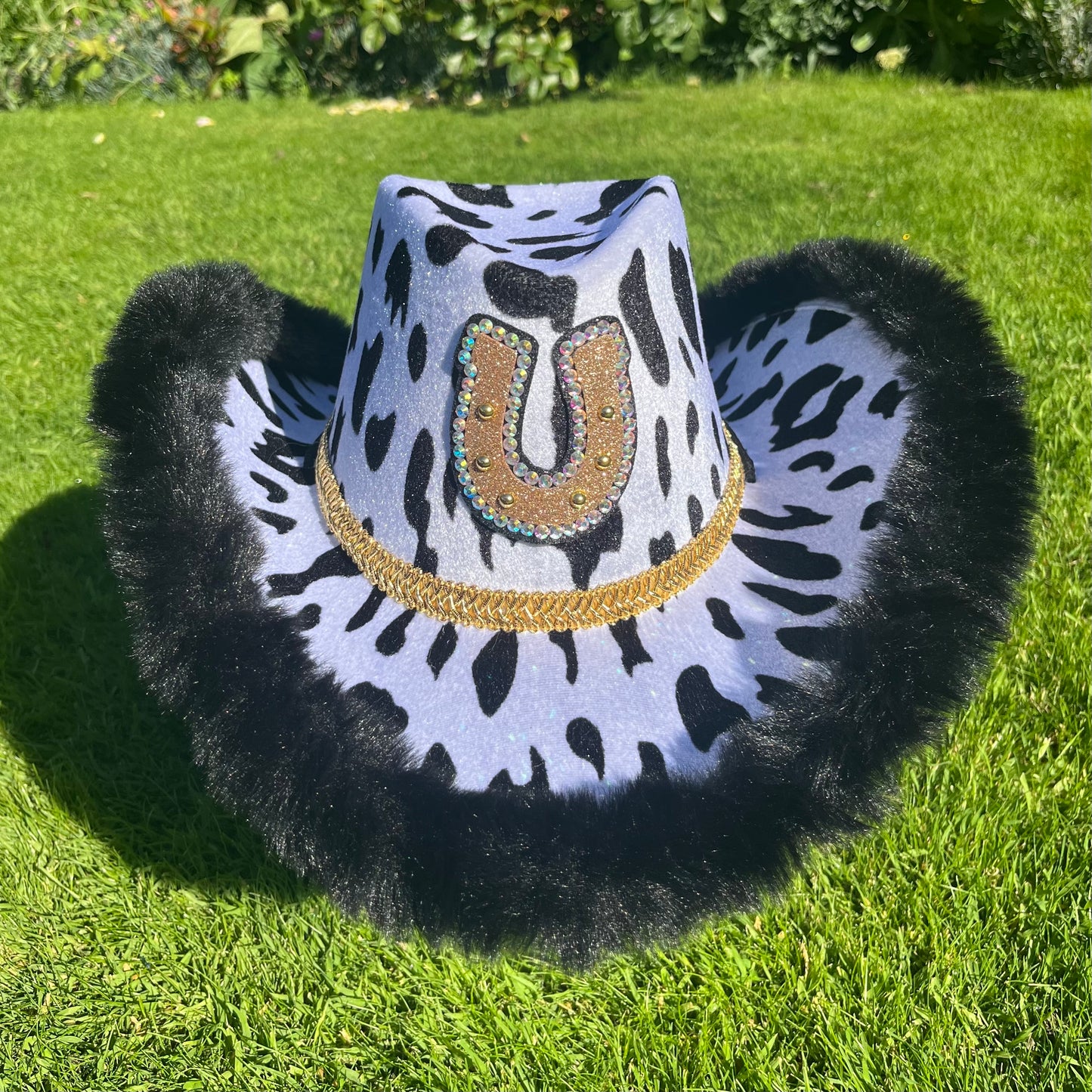 Cow Print Cowboy Hat