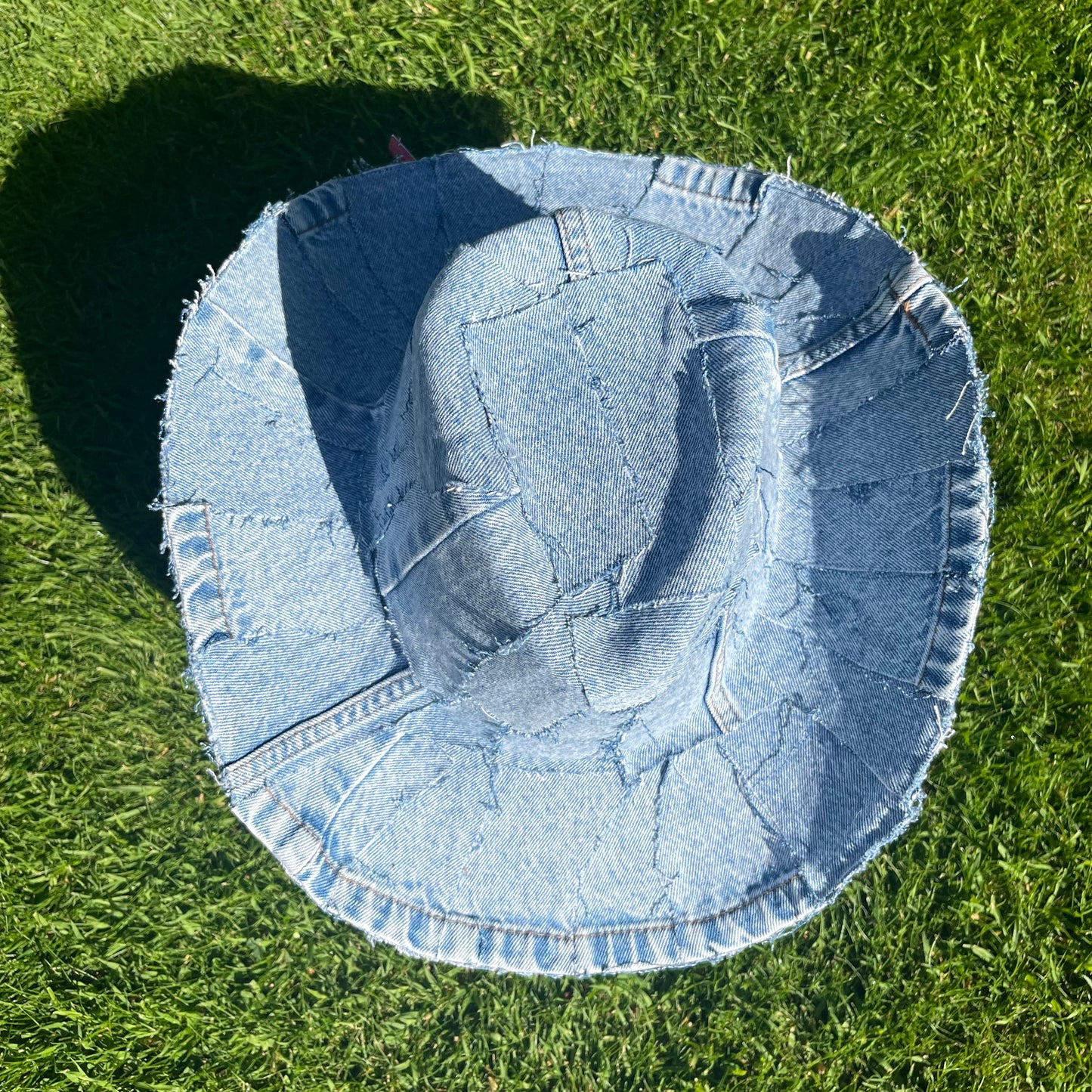 Light Wash Denim Cowboy Hat