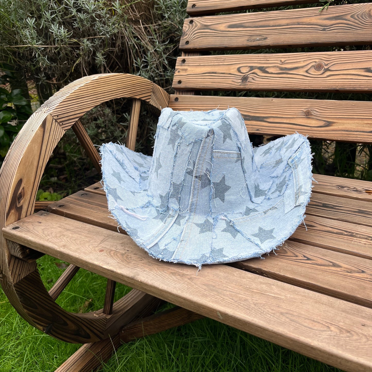 Star Denim Cowboy Hat