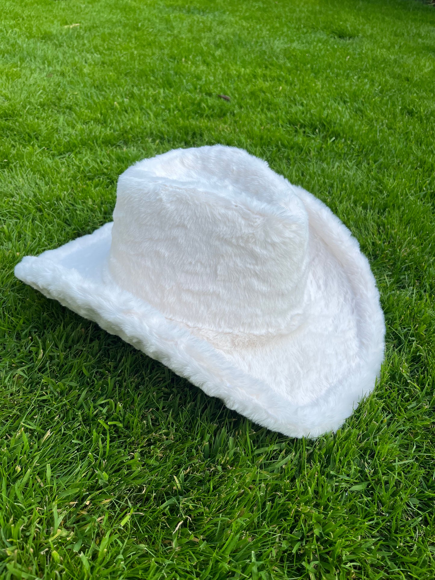 White Fur Cowboy Hat