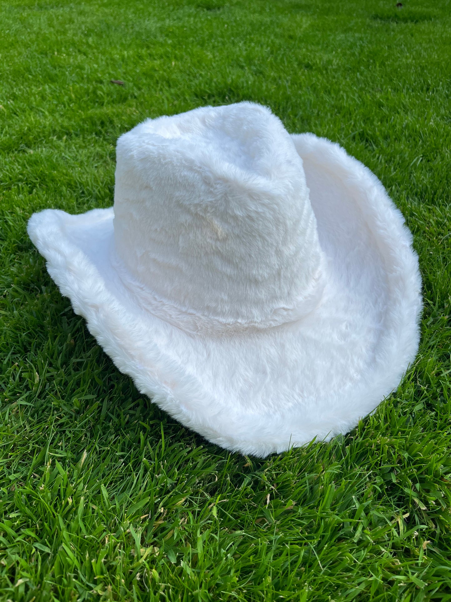 White Fur Cowboy Hat