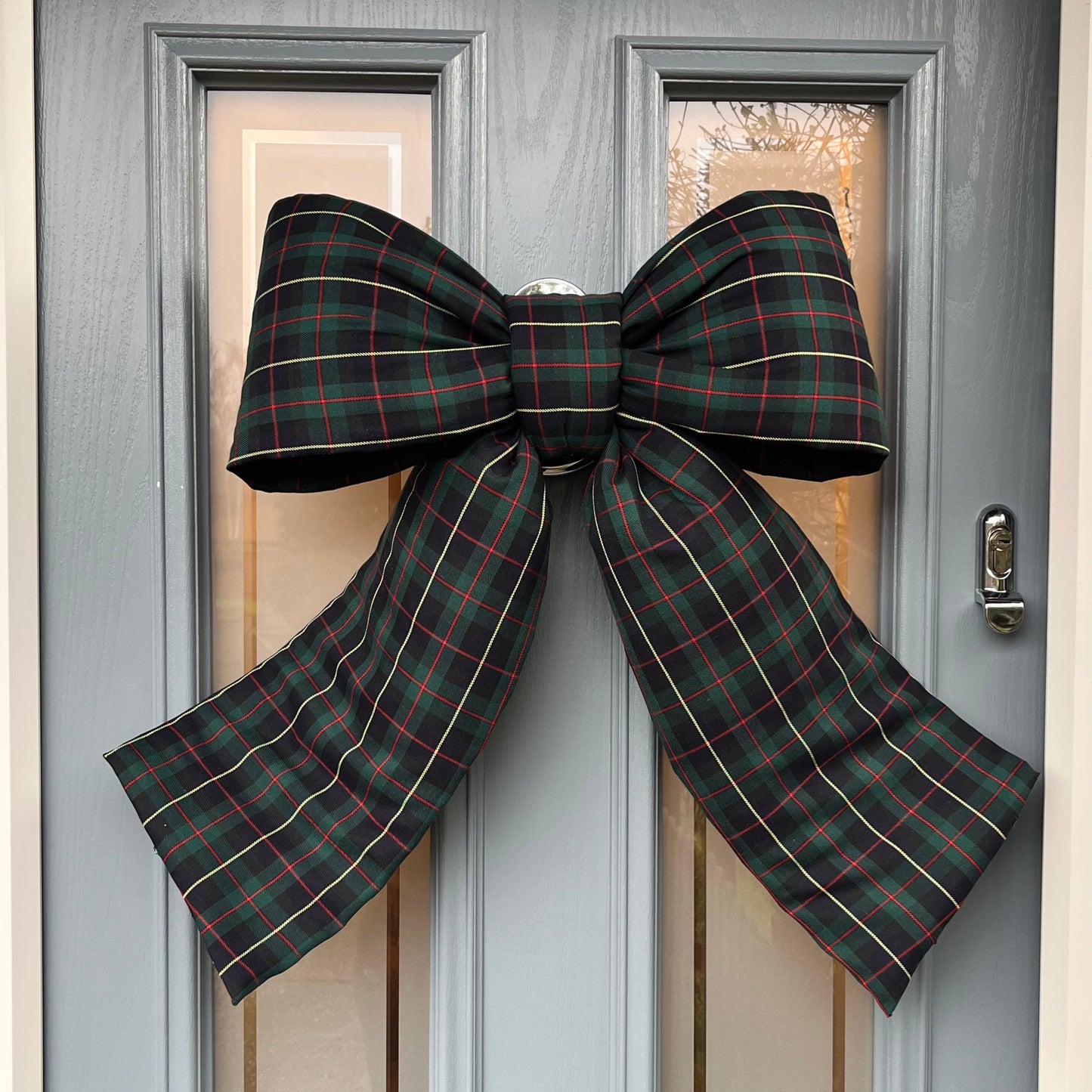 Stewart Hunting Tartan Door Bow