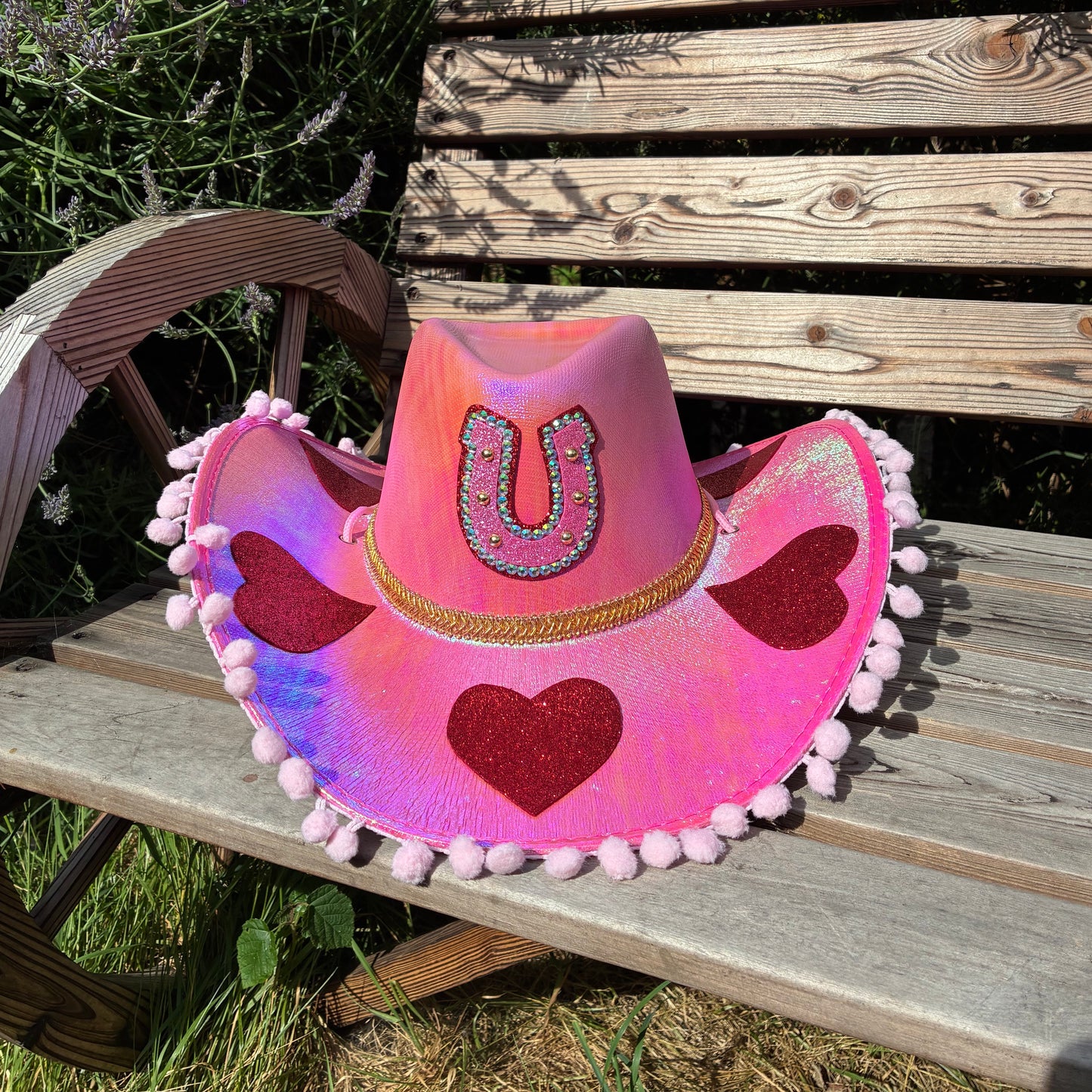 Pink And Red Lover Cowboy Hat