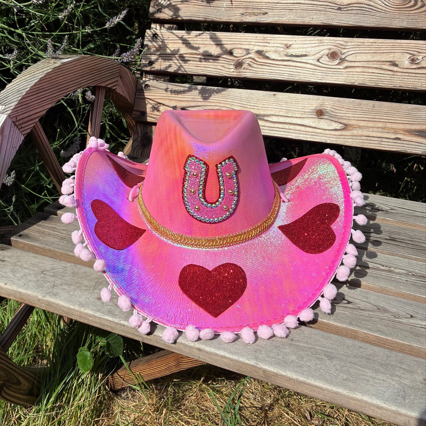 Pink And Red Lover Cowboy Hat