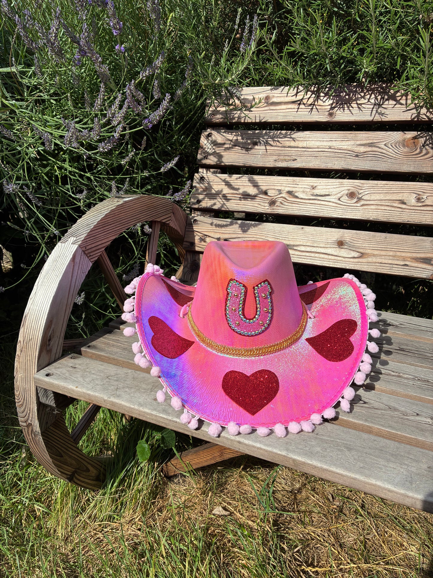 Pink And Red Lover Cowboy Hat