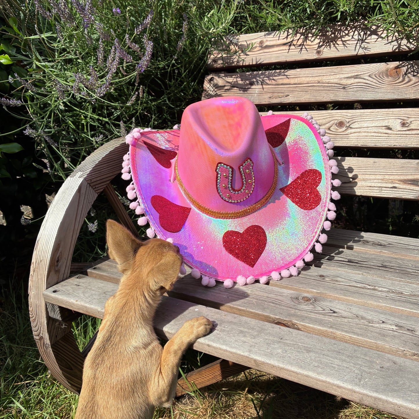 Pink And Red Lover Cowboy Hat