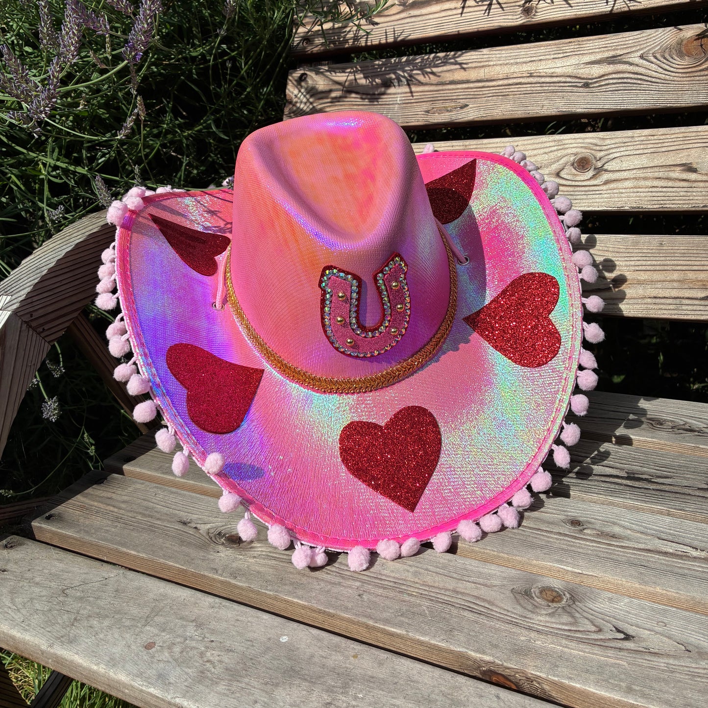 Pink And Red Lover Cowboy Hat
