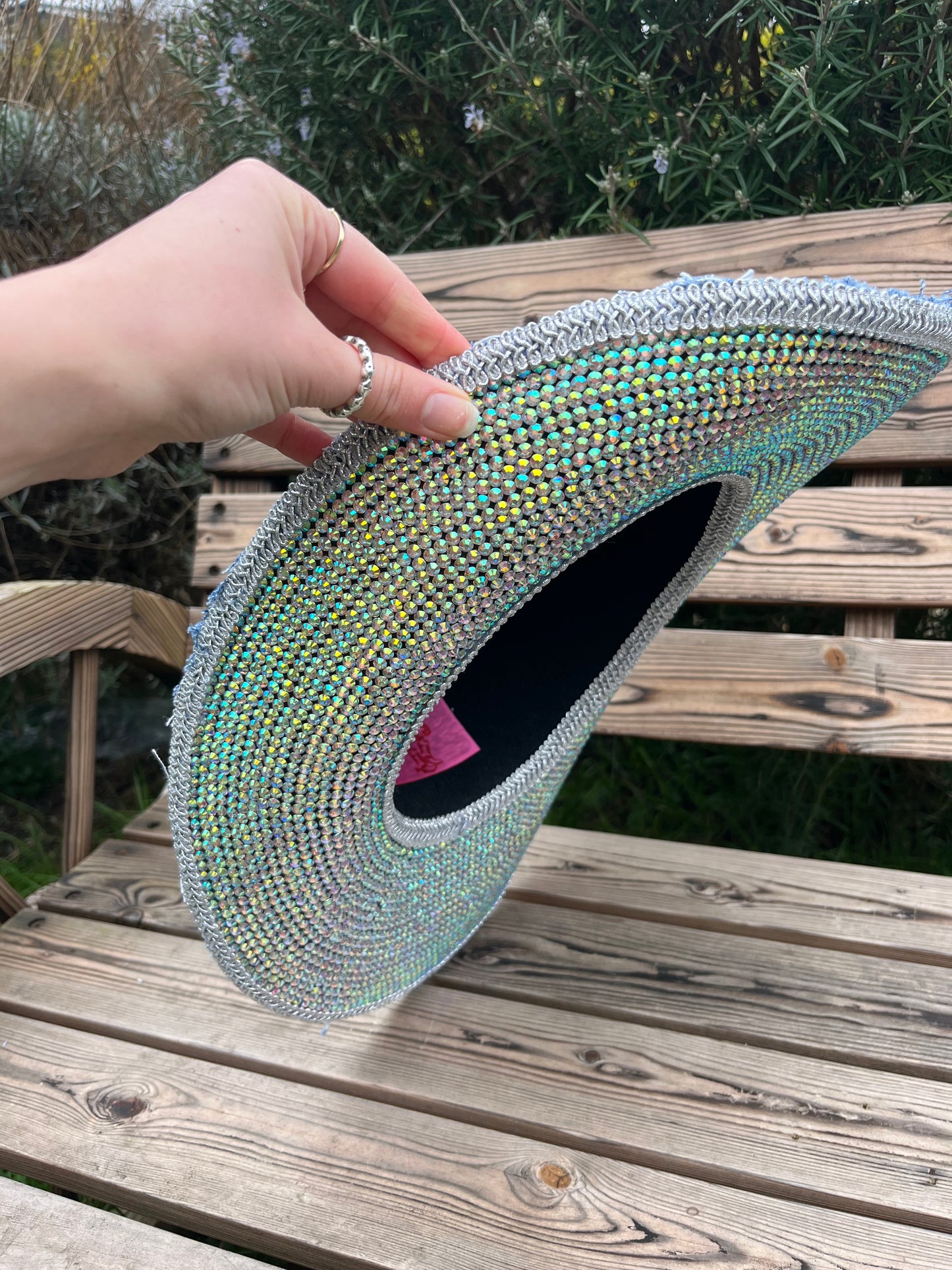 Rhinestone Base Denim Cowboy Hat