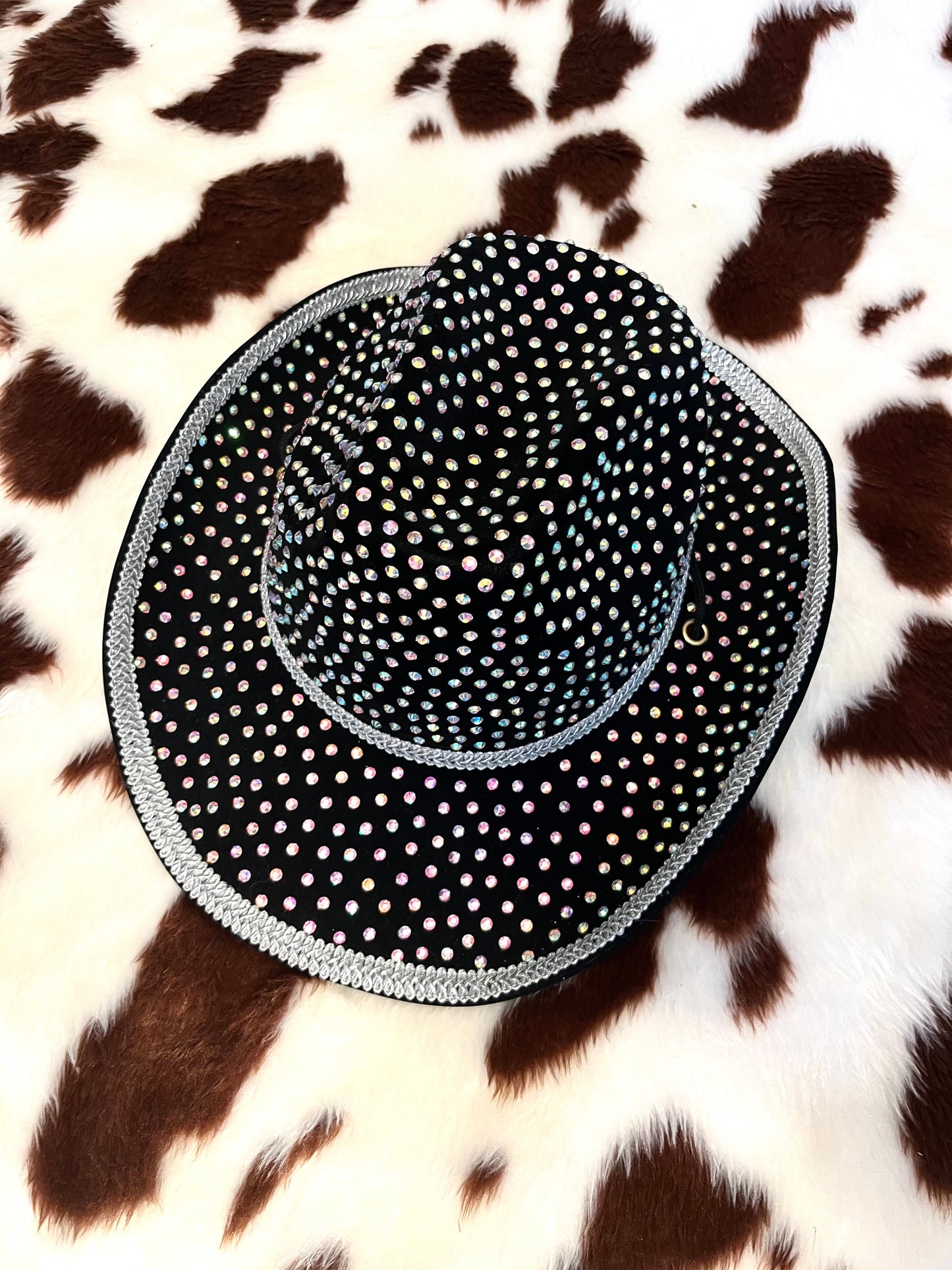 Black Rhinestone Cowboy Hat
