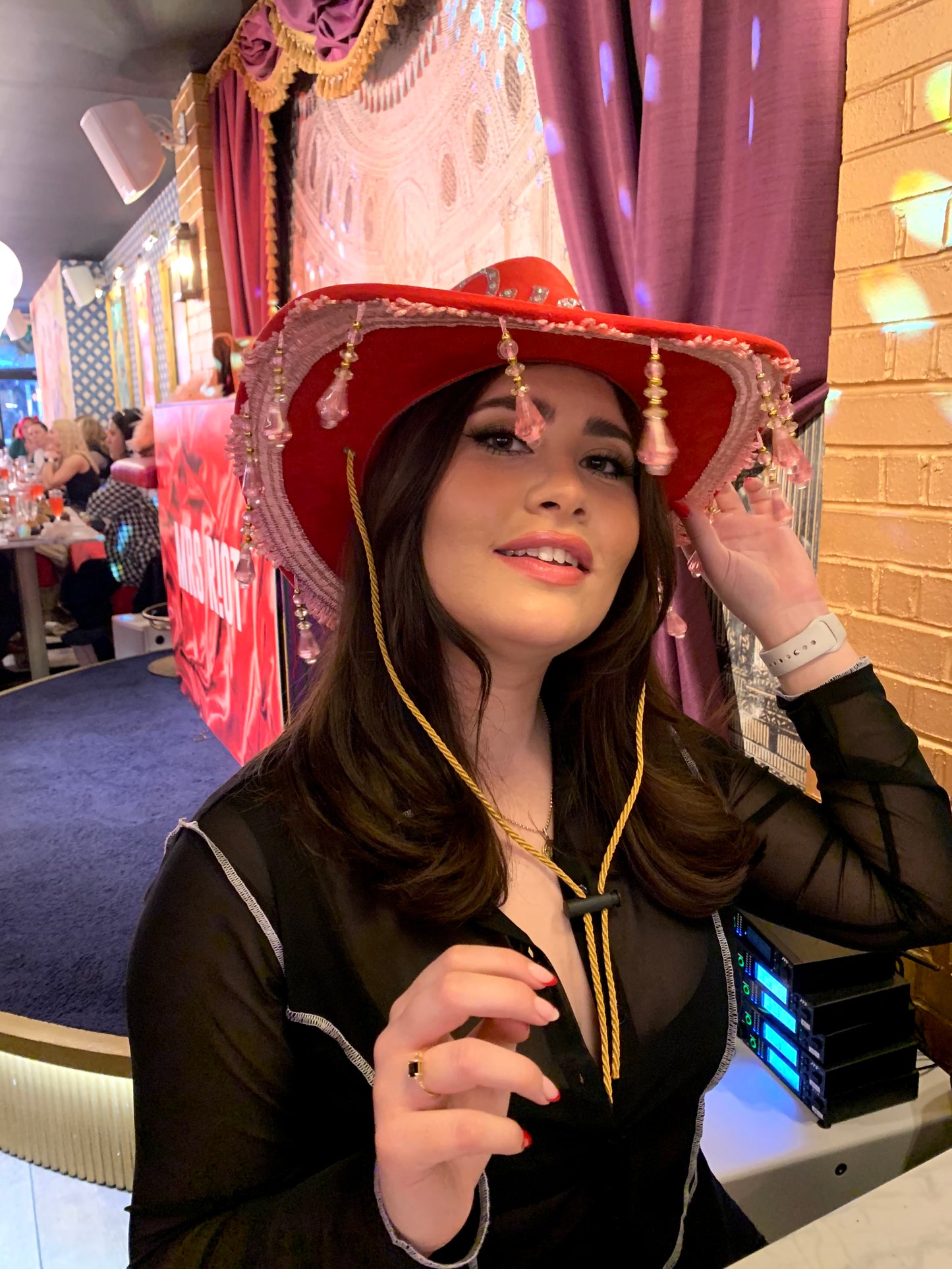 Rodeo Queen Beaded Fringe Cowboy Hat