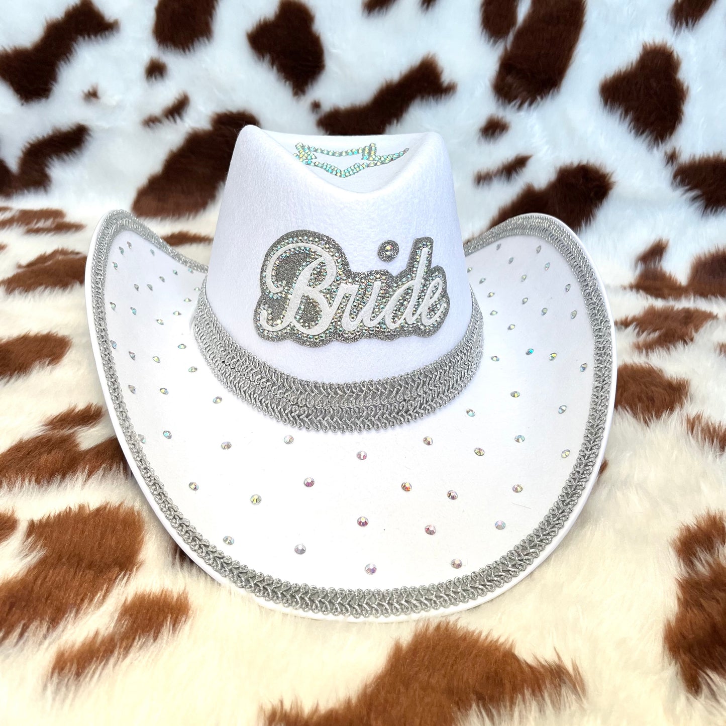 Bride To Be Cowgirl Hat With Veil