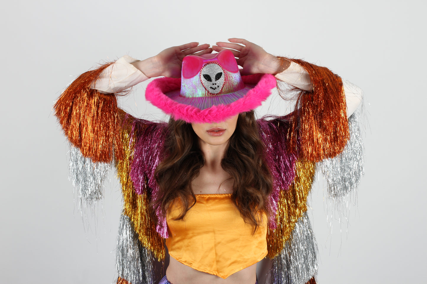 Metallic Space Cowboy Hat