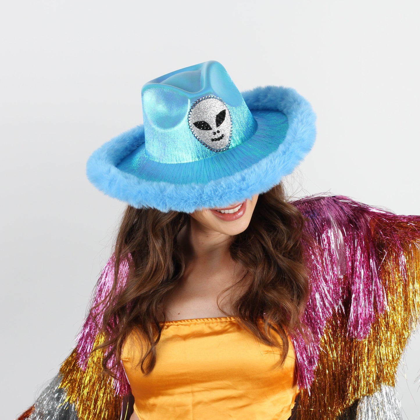 Metallic Space Cowboy Hat