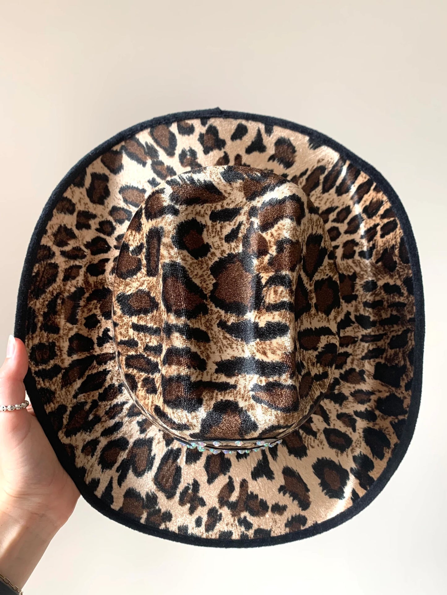Personalised Leopard Print Cowboy Hat