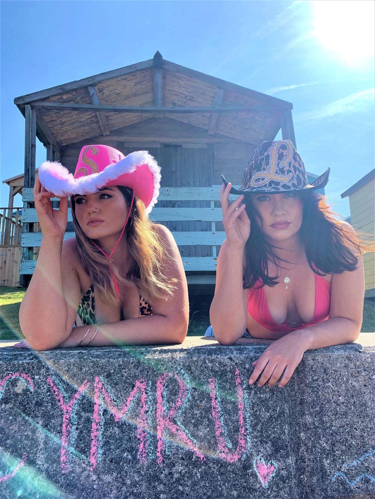 Personalised Leopard Print Cowboy Hat