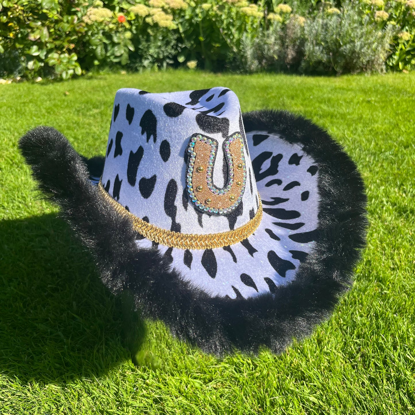 Cow Print Cowboy Hat