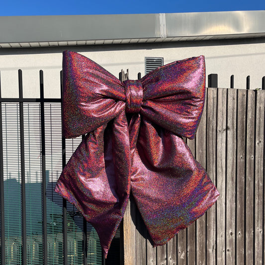Pink Glitter Giant Bow