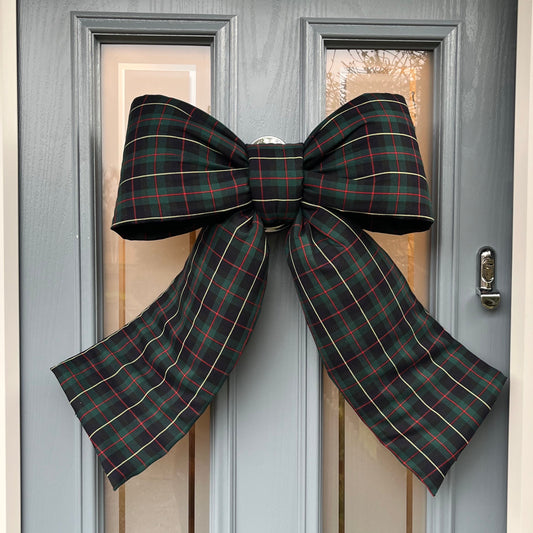 Stewart Hunting Tartan Door Bow