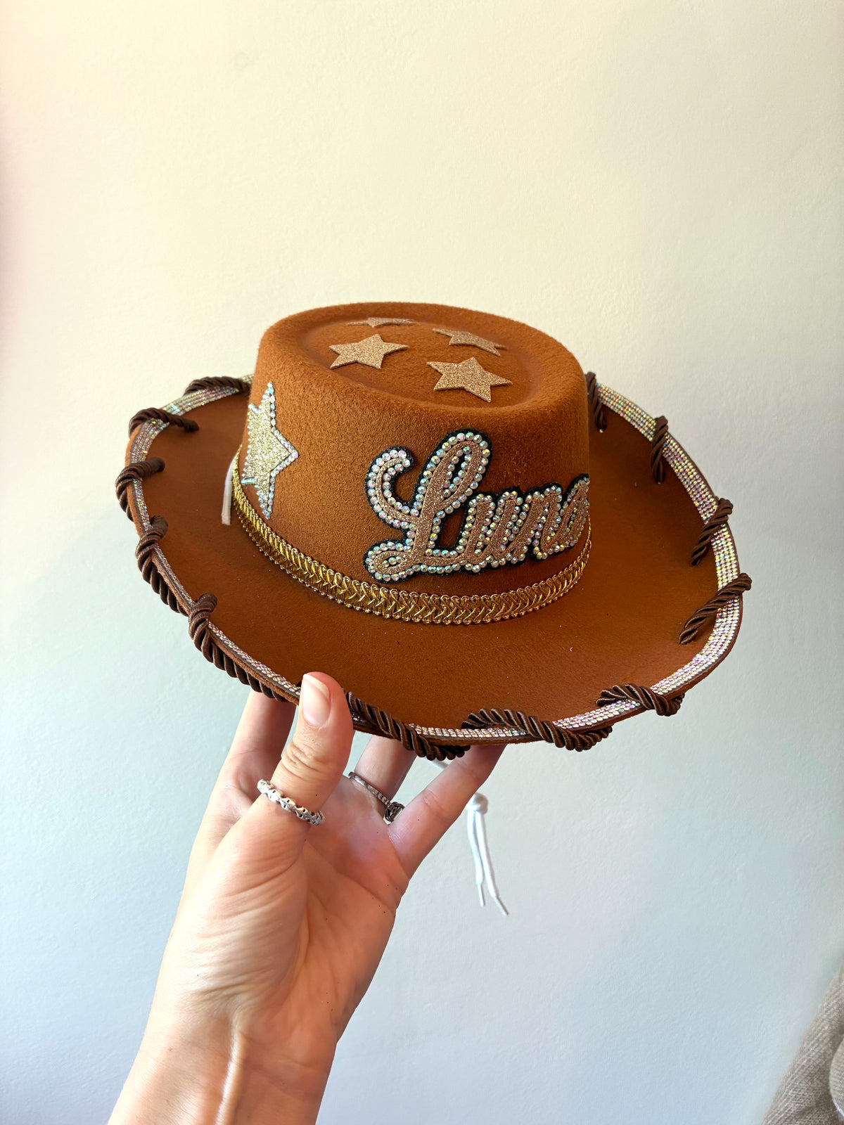 Kids Personalised Cowboy Hat