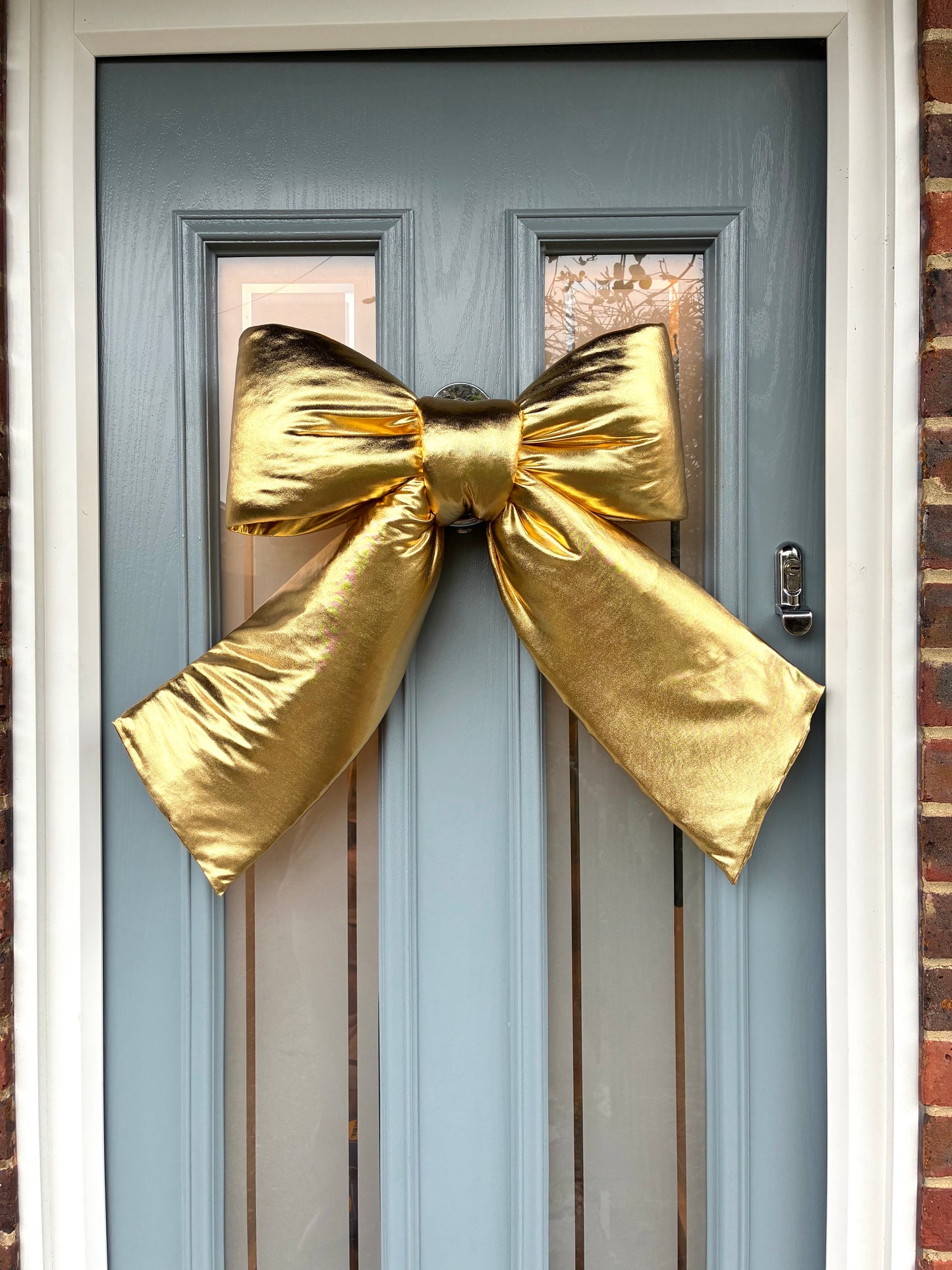 Metallic Gold Door Bow
