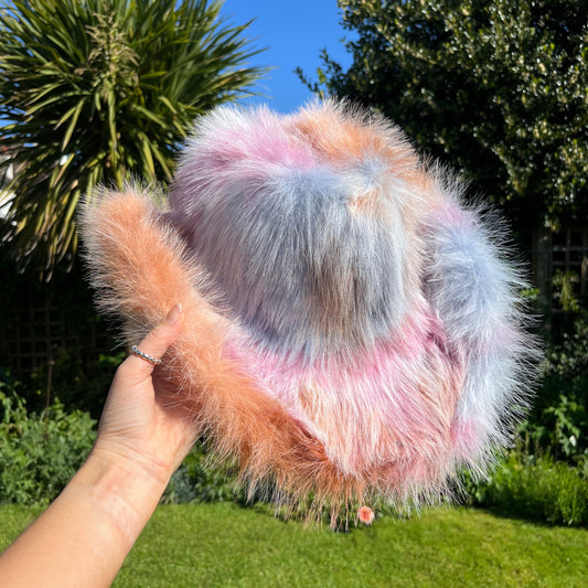 Pastel Fur Cowboy Hat
