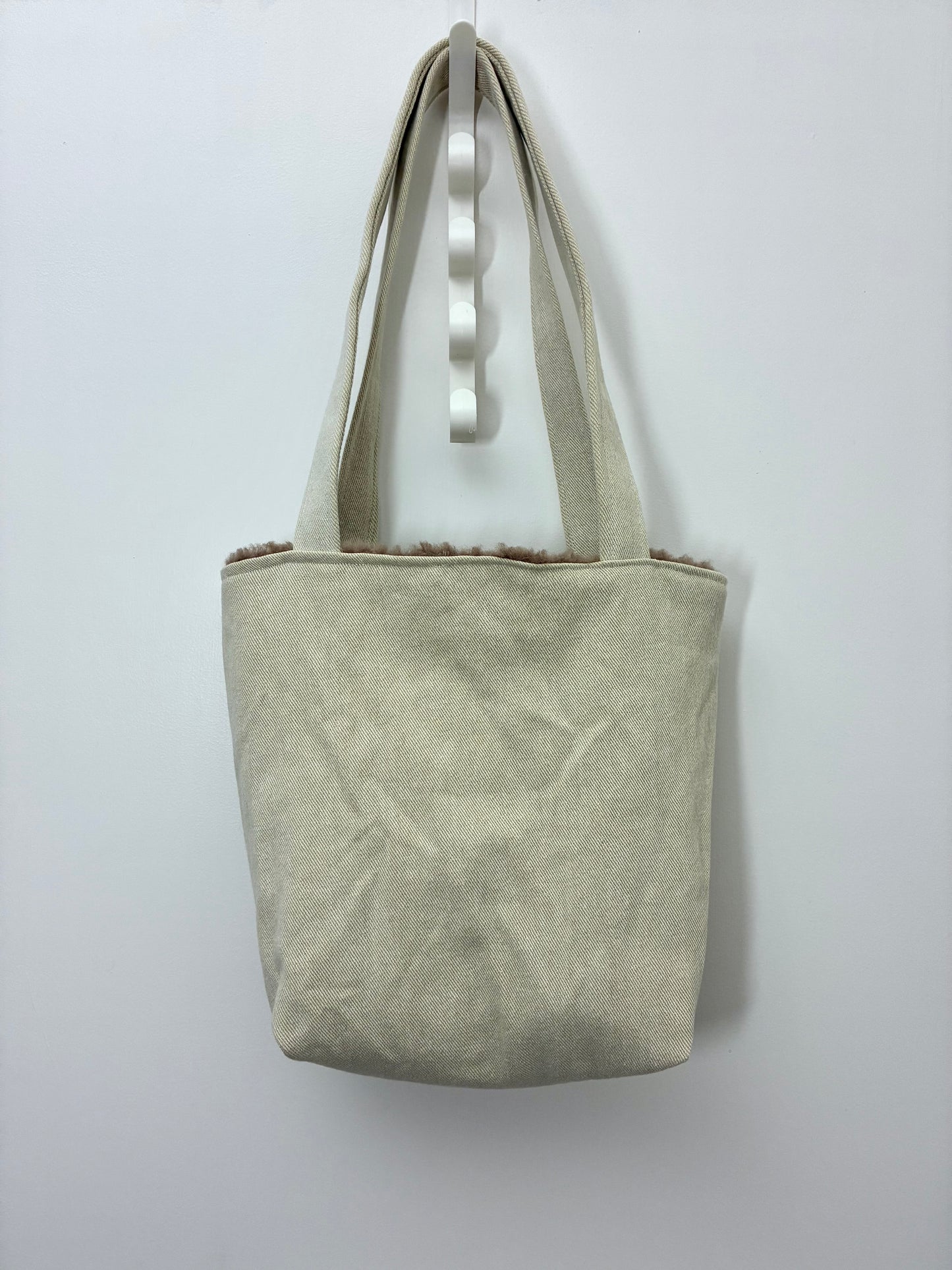 Recycled Denim Mini Tote Bag - Stone Denim Levi